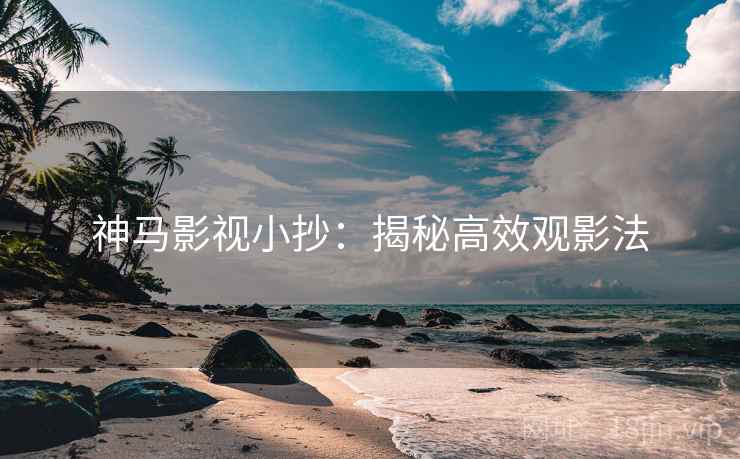 神马影视小抄：揭秘高效观影法  第2张